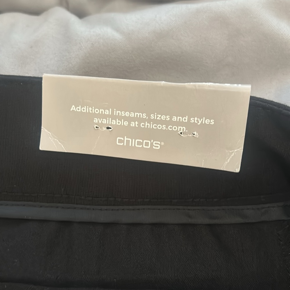 (NWT) Chico’s - Women Secret Stretch Straight Leg Crop Basic Pants - Picture 11 of 13